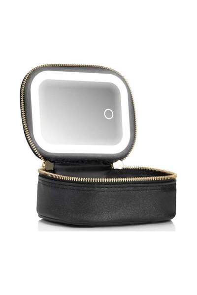 Arabest Small Makeup Bag, Mini Travel Makeup Train Case Cosmetic Organizer, P...