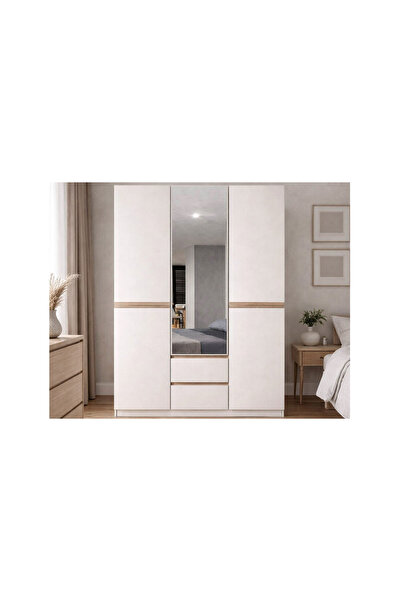 CaddeYıldız Rudina Gardrop - 3 Kapılı