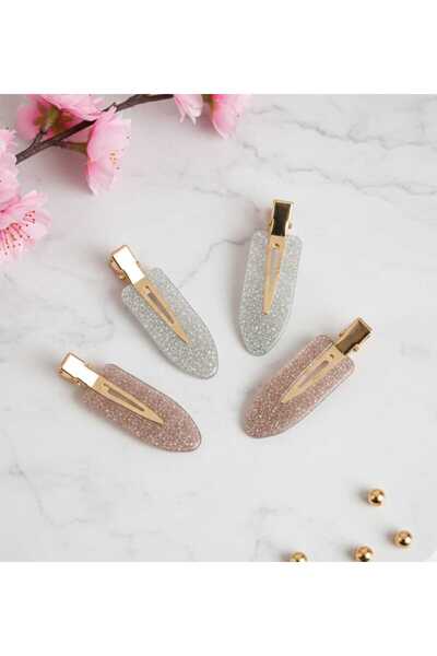 Daily Bazaar 4-dijelni sjajni set šminke i kopči za kosu bez tragova - škare ...