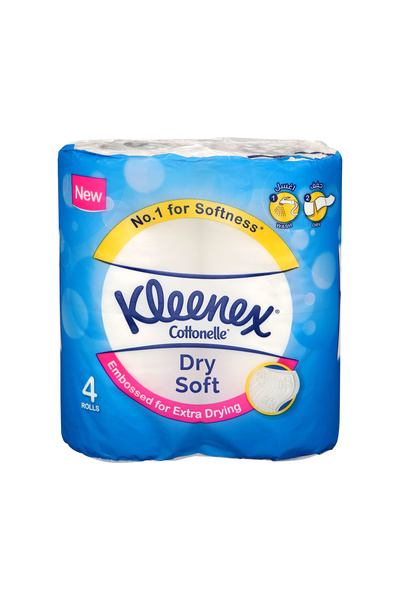 Kleenex Bath Tissue Dry Soft 4 Pack