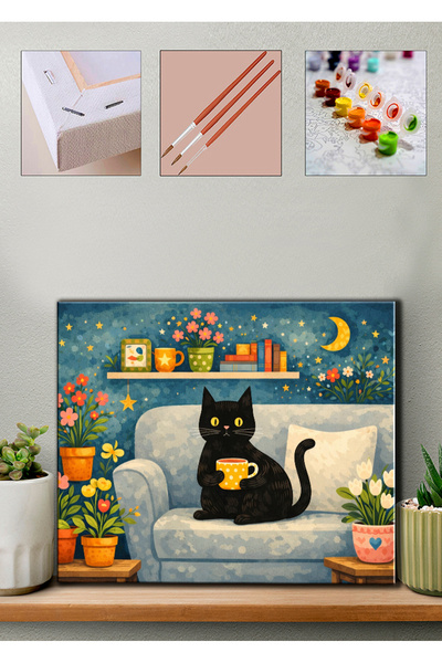 Carmen Sayılarla Boyama Seti - Ev Kedisi