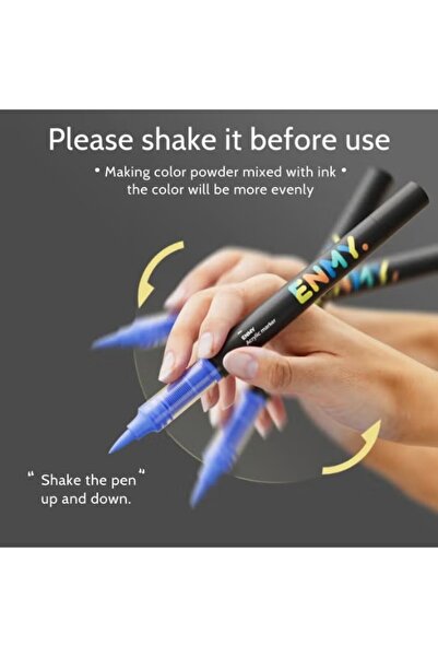 ENMY 24-Color Acrylic Paint Markers, High-Flow, Rich Pigment for Rock, Fabric, Canvas & DIY Crafts Pens!!