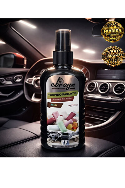 Ebrayn Premium Sakız Kokulu Oto Araç Süt Silikon Torpido Parlatıcı 200ml