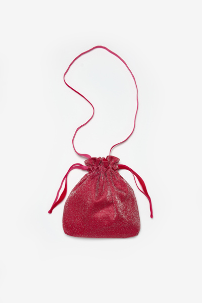 Le Mabelle Red Glittery Girl's Bag