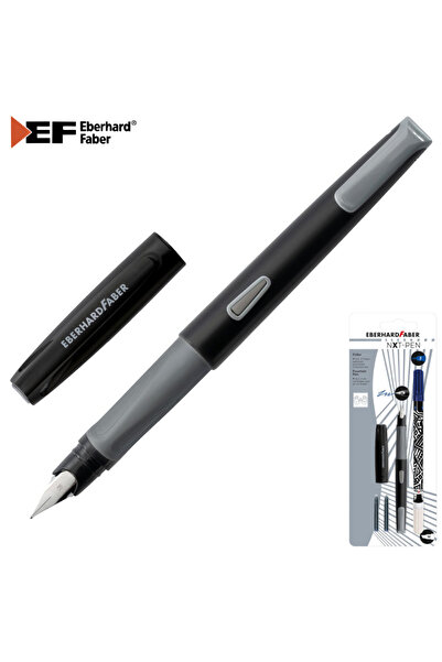 Eberhard Faber Complete School Fountain Pen Set NXT Gray-Black