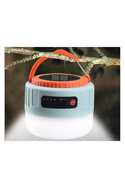 zola ® solar tourist lamp for camping with LEDs, USB, plastic, 11x6.5x8.5 cm