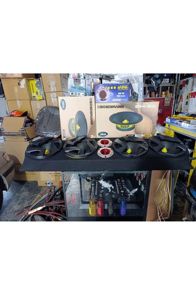 Boschmann 20 cm 4lü set ses sistemi