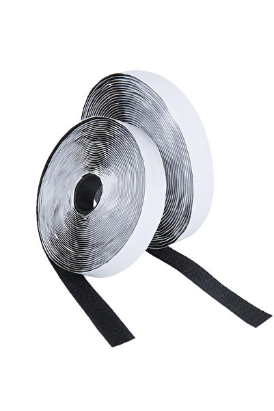 zola Velcro adhesive tape, reusable, skirt and puff, width 2,5 cm, length 5 m...