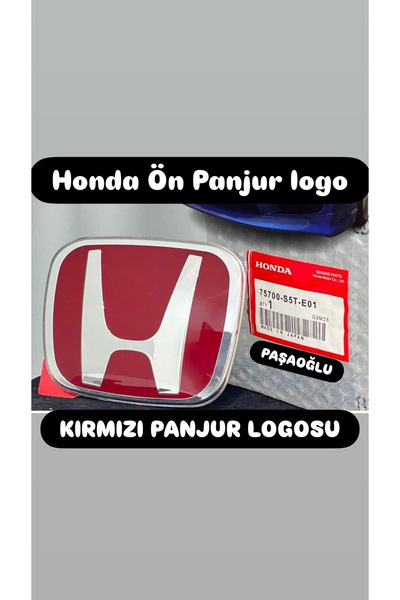 Bosch Honda ön arka kırmızı logo Honda cam logo kırmızı