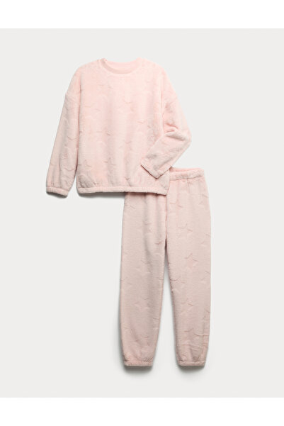 Marks & Spencer Yıldız Desenli Polar Pijama Takımı (1-16 Yaş)