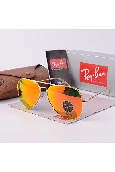 Ray-Ban New High Quality Men's Sunglasses Metal High-end Sunglasses Gold Fram...