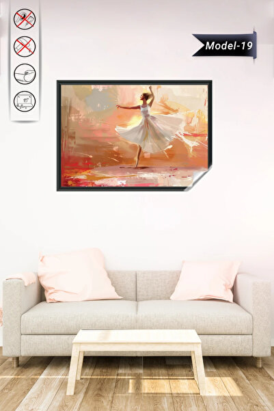 Akıllı Kağıt Statik Tutunma Özellikli Tablo - Poster Modern (Model-19)