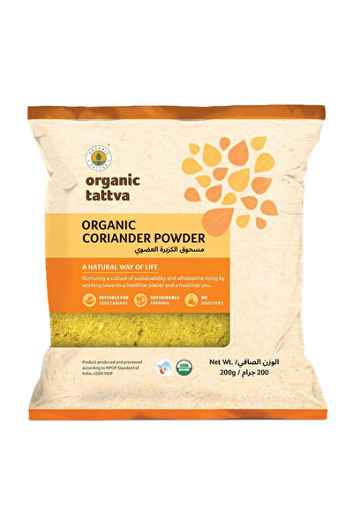 Organic Tattva Organic Ground Coriander Seed Dhaniya Powder (200g)