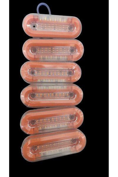 Akyol YERE BAKAN TURUNCU LAMBA 12-24V UYUMLU (PAKET İÇERİĞİ 6 ADETTİR)