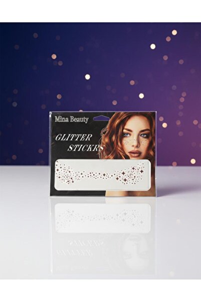 MİNA BEAUTY Yıldızlı Çil Makyaj Bandı Glitter Parıltılı Simli Bant Tattoo