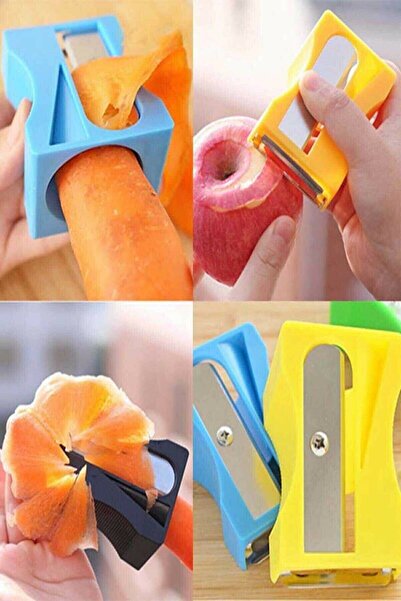 HB LİFE Fruit and Vegetable Peeler with Sharpener Design |   Practical Carrot...