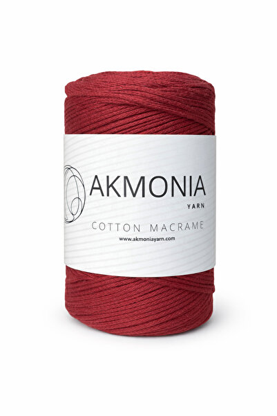 Akmonia Makrome Pamuklu Örgü ip 250Gr Zincir 2mm Çanta ipi ,Supla ip ,Ev Deko...