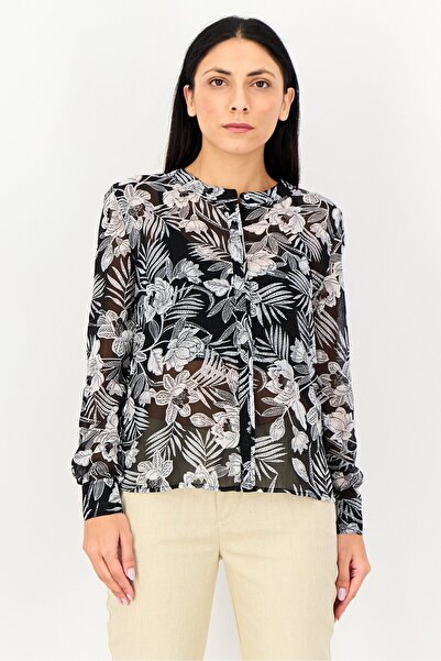 Reiko Women Regular Fit Floral Print Long Sleeve Shirt, Multicolor