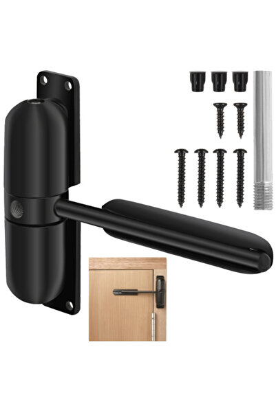 zola Amortizor usa ajustabil, stanga/dreapta, pana la 60 kg, brat 12 cm, negru