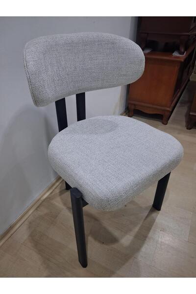 Bengi Ankara Mobilya Sandalye 90603 Eliza Model Metal Siyah Ayak 1 Ad Ortoped...