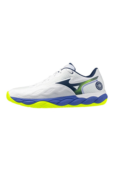 MIZUNO حذاء التنس Wave Enforce Court AC للرجال باللون الأبيض