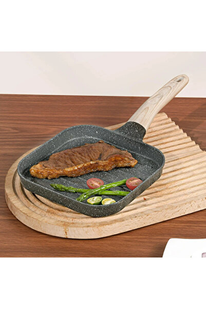 zola Non-stick grill pan 18.2x18.2x2 cm, aluminum, gas and induction compatible