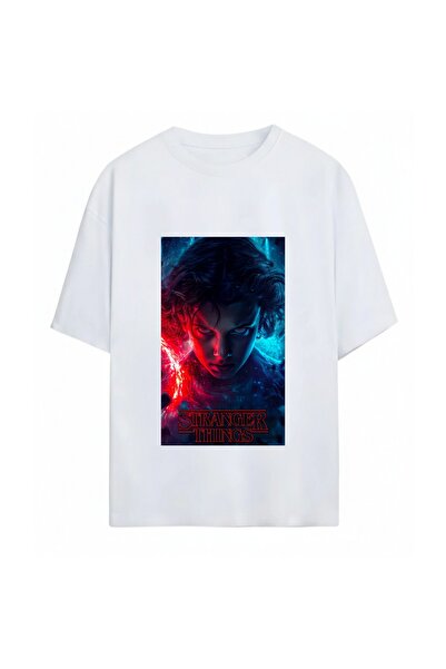 SVART WEAR Serija Stranger Things, unisex majica sa štampanim motivom, 100% p...