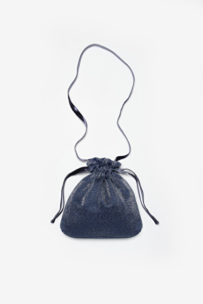 Le Mabelle Navy Blue Glittery Girl's Bag