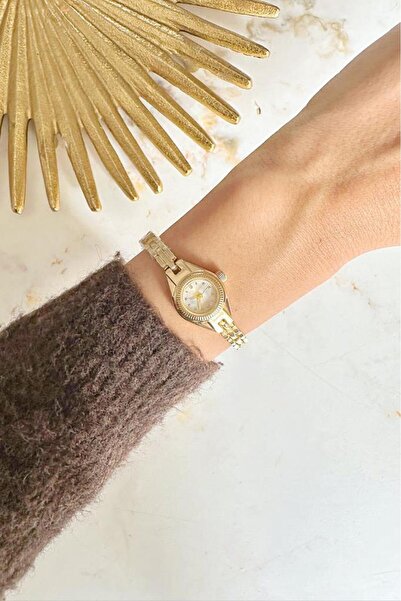 OQQO ساعة يد نسائية من اييرا مينيمال جولد