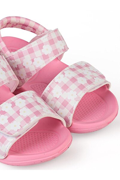 Civil Girls Daisy Printed Sandals Size 26-30 - Pink 30-34