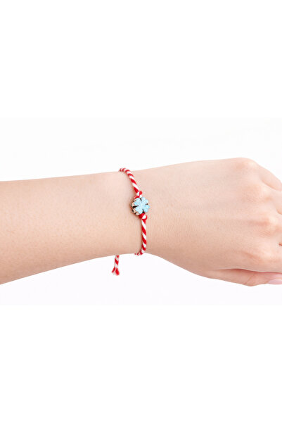 CNBYs Marteniçka Bileklik Yonca Figürlü Şans Dilek Bilekliği - 8 Mart Kadınla...