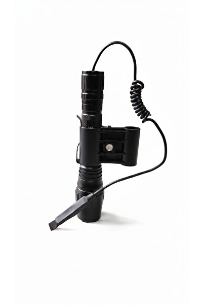 Forestia Şarjlı Tüfek Feneri - Çantalı Sabitleme Aparatlı Taktik Fener - Avcı...