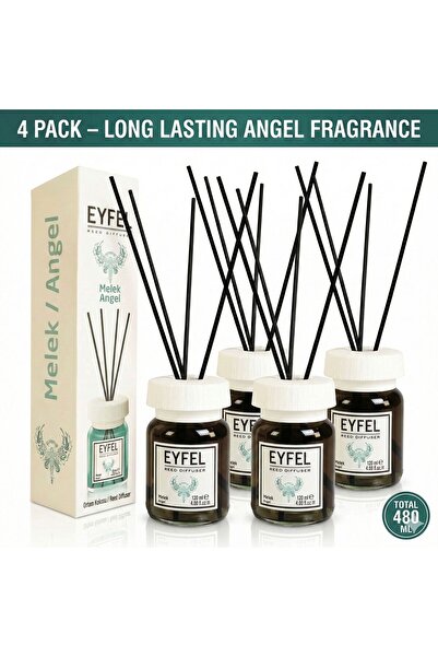 Eyfel Odorizant de cameră cu bețișoare, Angel, 120ml x4