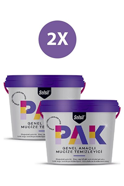 Selsil Pak Genel Amaçlı Temizleyici 500 gr x 2