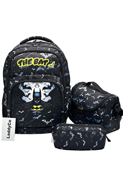 LaddyCo حقيبة مدرسية للأولاد من القماش المقاوم للماء، حقيبة تغذية حرارية وحام...