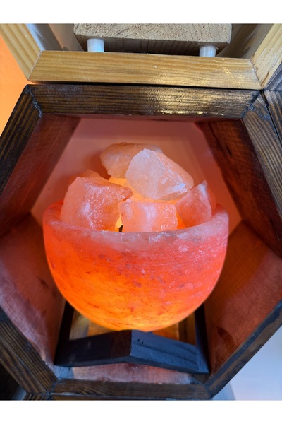 Evci Tuz Himalaya Çanak Model Tuz Lamba