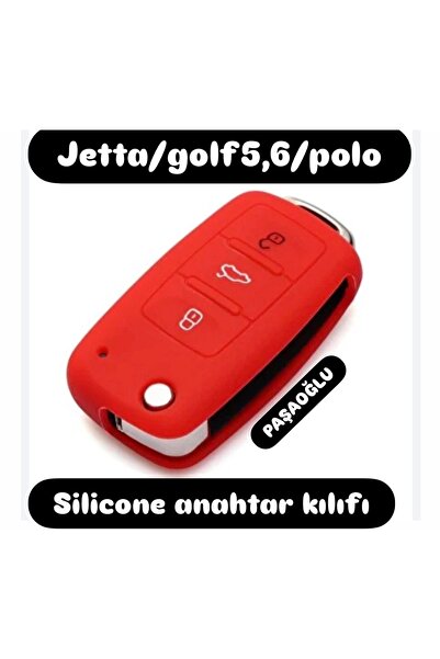 Bosch Jetta anahtar kılıfı / polo anahtar kılıfı kırmızı
