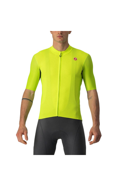 Castelli Men's cycling jersey Endurance Elite SS 2024-Yellow-S