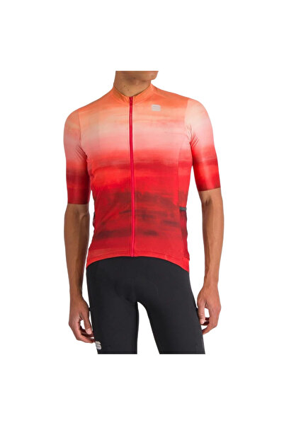 Sportful Men's cycling jersey Flow Supergiara SS 2024-Red/White-M