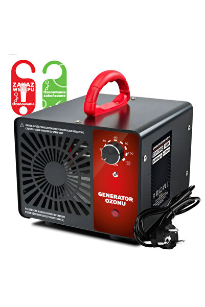 zola Generator de ozon 60000 mg/h, 155W, 230V, temporizator 1–120 min, negru/...