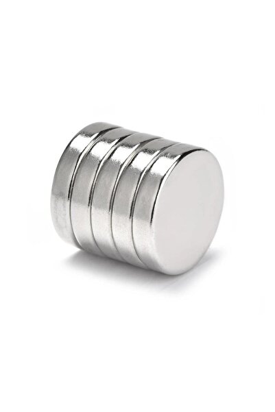 Ø15x3 mm Neodyum Disk Magnet - Yuvarlak Mıknatıs (4 Adet Set)