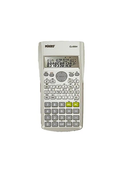 Mikro Digital Pro 240 Fonksiyonlu Hesap Makinesi 15x8 cm Beyaz (CL-9364)