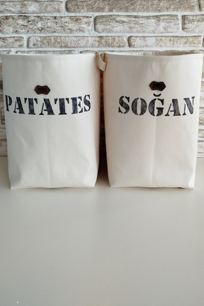 FeyzaDesign El Yapımı Patates ve Soğan Sepeti, doğal ve şık saklama çözümü