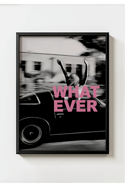 MIOVI WORKS Whatever | Çerçeveli Poster Modern Fotoğraf Sanatı Duvar Dekorasy...
