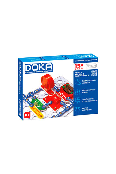 DOKA Electronic constructor 15 schemes Set A First Steps into the World of El...