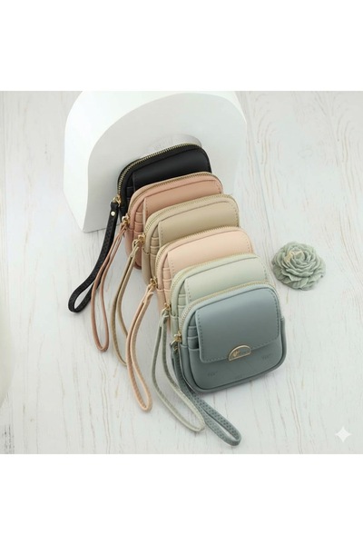 rinkadoll Kadın Mini El ve Bilek Çantası - Şık Tasarım Bozuk Para Cüzdanı ve ...