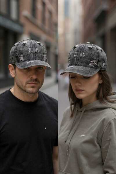 Aware Time Șapcă unisex din denim, tip Özle Wash