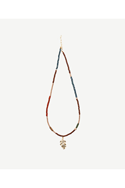 Yargıcı Colorful Necklace with Wooden Elements