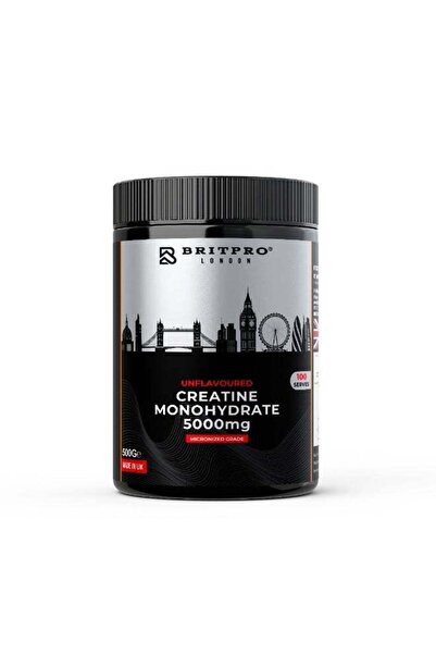Britpro Creatine Monohydrate, Unflavoured 500g - Ultra-Micronised Creatine - ...