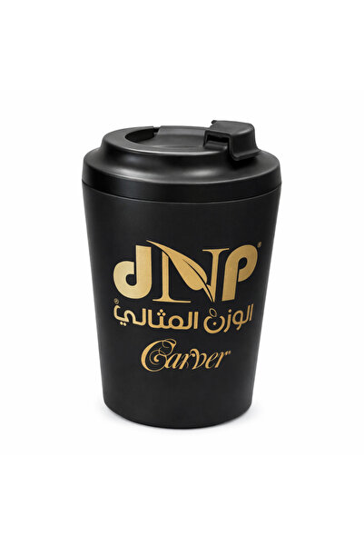 Laperva Carver Stainless Mug, Black, 12 OZ